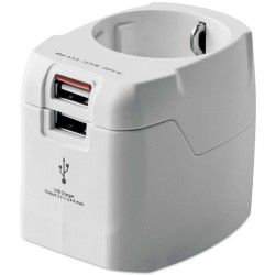 Inovativní 3 kolíková cestovní zásuvka