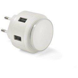 USB nástěnná nabíječka s noční lampou NOTTO