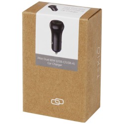 Duální 55W nabíječka do auta USB-C/USB-A Pilot