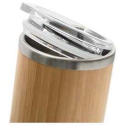 LYCKA. Hrnek z bambusu a nerezové oceli 350 ml