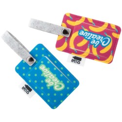 Rpet visačka na zakázku na zavazadla CreaFelt Tag