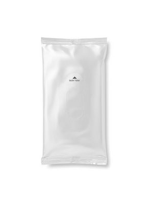 Vlhčené ubrousky bílé