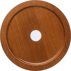 Sklenice na pití s bambusovým víčkem a brčkem