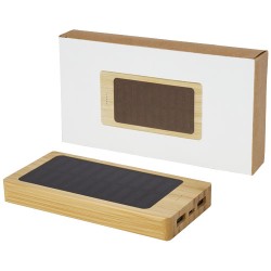 Bambusová solární powerbanka s kapacitou 8000 mAh Alata