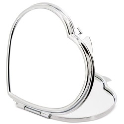 Kapesní zrcátko ve tvaru srdce