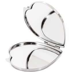 Kapesní zrcátko ve tvaru srdce