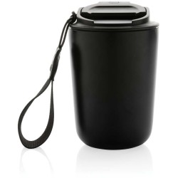 Termohrnek Cuppa z RCS recykl. nerezové oceli s lanyardem