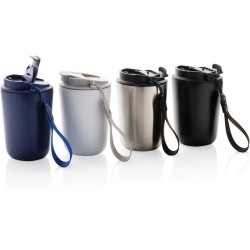 Termohrnek Cuppa z RCS recykl. nerezové oceli s lanyardem