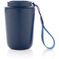 Termohrnek Cuppa z RCS recykl. nerezové oceli s lanyardem