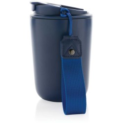 Termohrnek Cuppa z RCS recykl. nerezové oceli s lanyardem