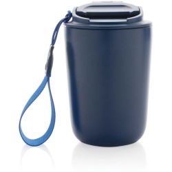 Termohrnek Cuppa z RCS recykl. nerezové oceli s lanyardem