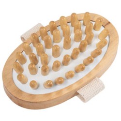 DOWNEY. Dřevěný masážní kartáč