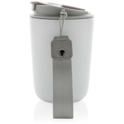 Termohrnek Cuppa z RCS recykl. nerezové oceli s lanyardem