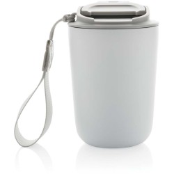 Termohrnek Cuppa z RCS recykl. nerezové oceli s lanyardem