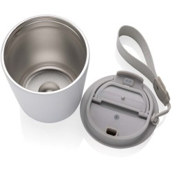 Termohrnek Cuppa z RCS recykl. nerezové oceli s lanyardem