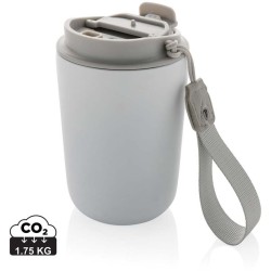 Termohrnek Cuppa z RCS recykl. nerezové oceli s lanyardem