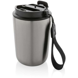Termohrnek Cuppa z RCS recykl. nerezové oceli s lanyardem