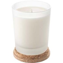 DUVAL. Aromatická svíčka ve skleněném kalíšku s dřevěným víčkem