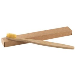 DELANY. Zubní kartáček s bambusovým tělem a nylonovými zuby