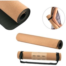 GERES. Podložka na cvičení jógy vyrobená z korku a TPE