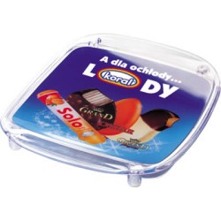 Akrylový mincovník s papírovou etiketou