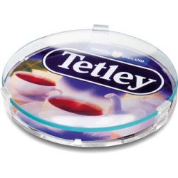 Mincovník se skleněným táckem