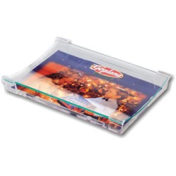 Mincovník se skleněným táckem na mince