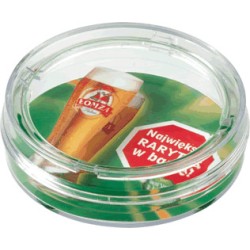 Mincovník se skleněným táckem akrylový