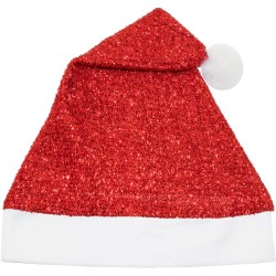 Třpytivá vánoční čepice