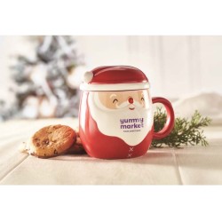 Santa Vánoční hrnek s víčkem 370 ml