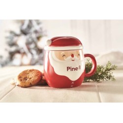 Santa Vánoční hrnek s víčkem 370 ml