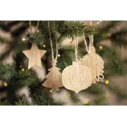 Chriset Sada dřevěných vánočních ozdob