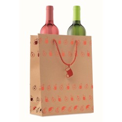 Sparkle Dárková vánoční taška z kraftu