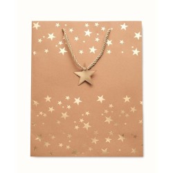 Sparkle Dárková vánoční taška z kraftu