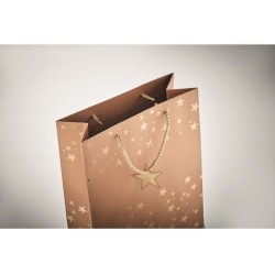 Sparkle Dárková vánoční taška z kraftu