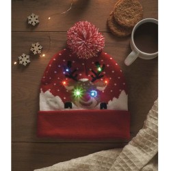 Shimas light Vánoční pletená čepice s LED