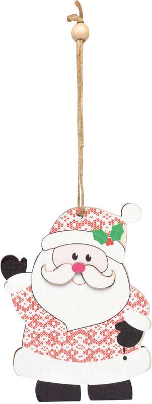 Dárek / přívěsek na vánoční stromeček WOODEN CLAUS