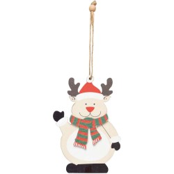 Dárek / přívěsek na vánoční stromeček WOODEN ELK
