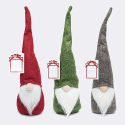 Plstěný vánoční trpaslík se špičatým kloboukem HANS