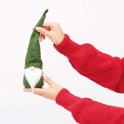 Plstěný vánoční trpaslík se špičatým kloboukem HANS