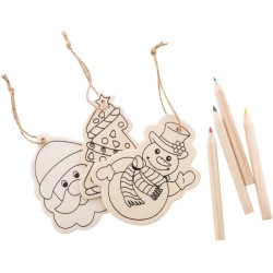 Vánoční ozdoby na vybarvení Sormela