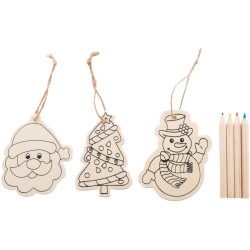 Vánoční ozdoby na vybarvení Sormela
