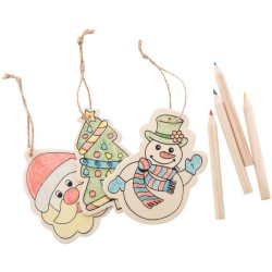 Vánoční ozdoby na vybarvení Sormela