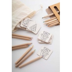 Vánoční pexeso na vybarvení Coloxmor