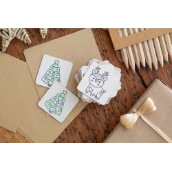 Vánoční pexeso na vybarvení Coloxmor