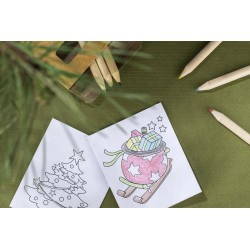 Pastelky s omalovánkami SANTI