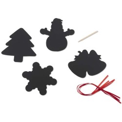 Sada škrabacích vánočních ozdob  DEKOR
