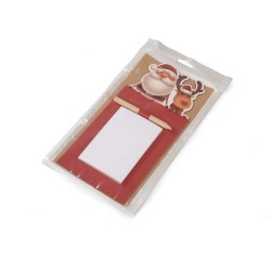 Poznámkový blok s magnetem SNOWY