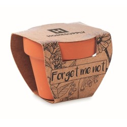 Terakotový květináč - pomněnka