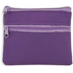 Peněženka se dvěma zipy